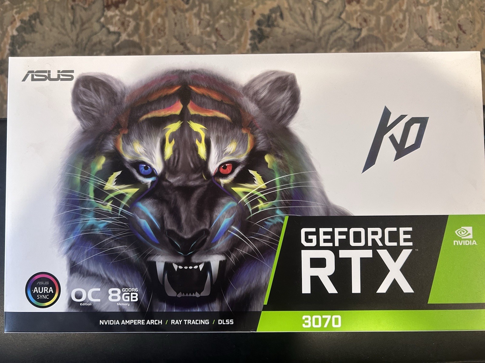 ASUS Nvidia GeForce RTX 3070 KO OC 8GB GPU V1 Rare (CIB) Korean Market Exclusive