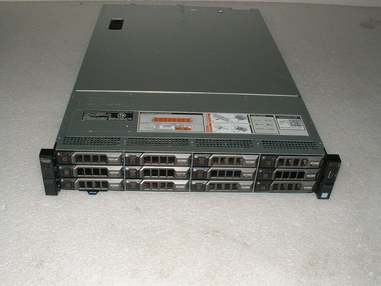 Dell Poweredge R730xd 3.5 2x E5-2667 v3 3.2ghz 128gb H730 12x 4TB 2x 300gb
