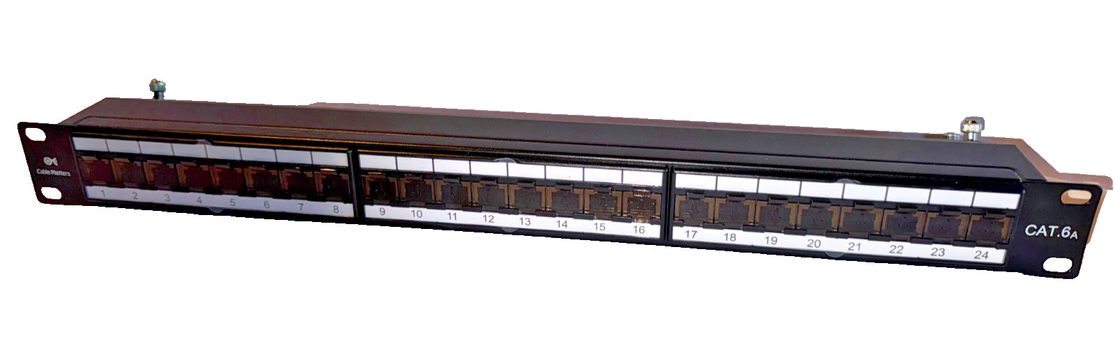 Cable Matters RJ-45 110-Type 24 port Cat6 1u Blank Patch Panel NEW