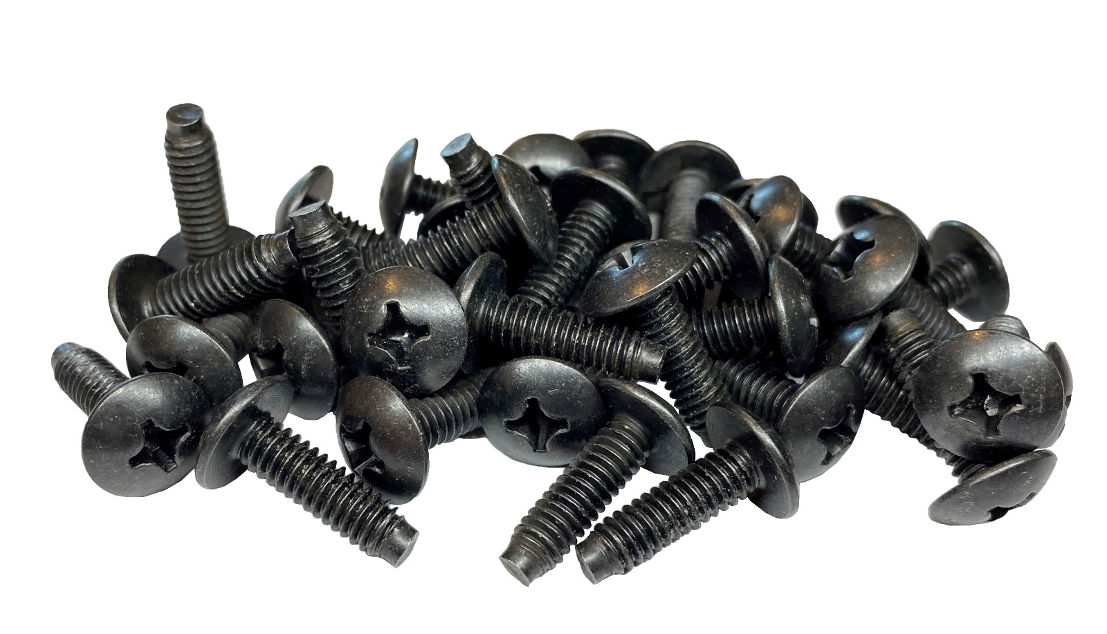 RackGold® 12-24 Rack Screws - 25 Pack RoHS Compliant USA Made G1224-SBN-T25