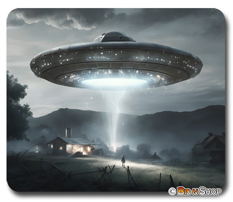 ALIENS UFO Abduction I BELIEVE - Mouse Pad / PC Mousepad - HOME OFFICE GIFT