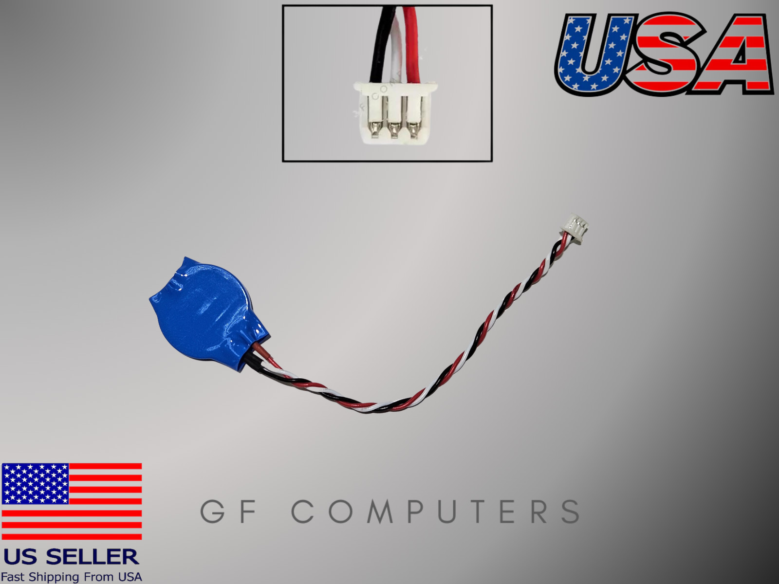 CMOS RTC Battery Acer Aspire Revo L3600 R3600 R3610 BIOS Reserve Backup 3 wire