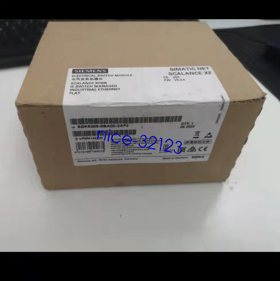 Siemens 6GK5208-0BA00-2AF2 Switch Module via DHL&FedEx Brand New Fast Ship
