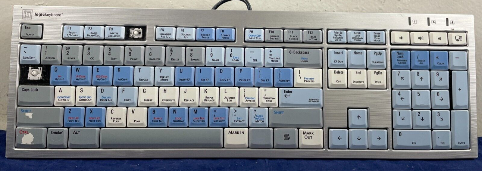 Logic Keyboard - Media Composer Keyboard ESK-7599 Missing Keys