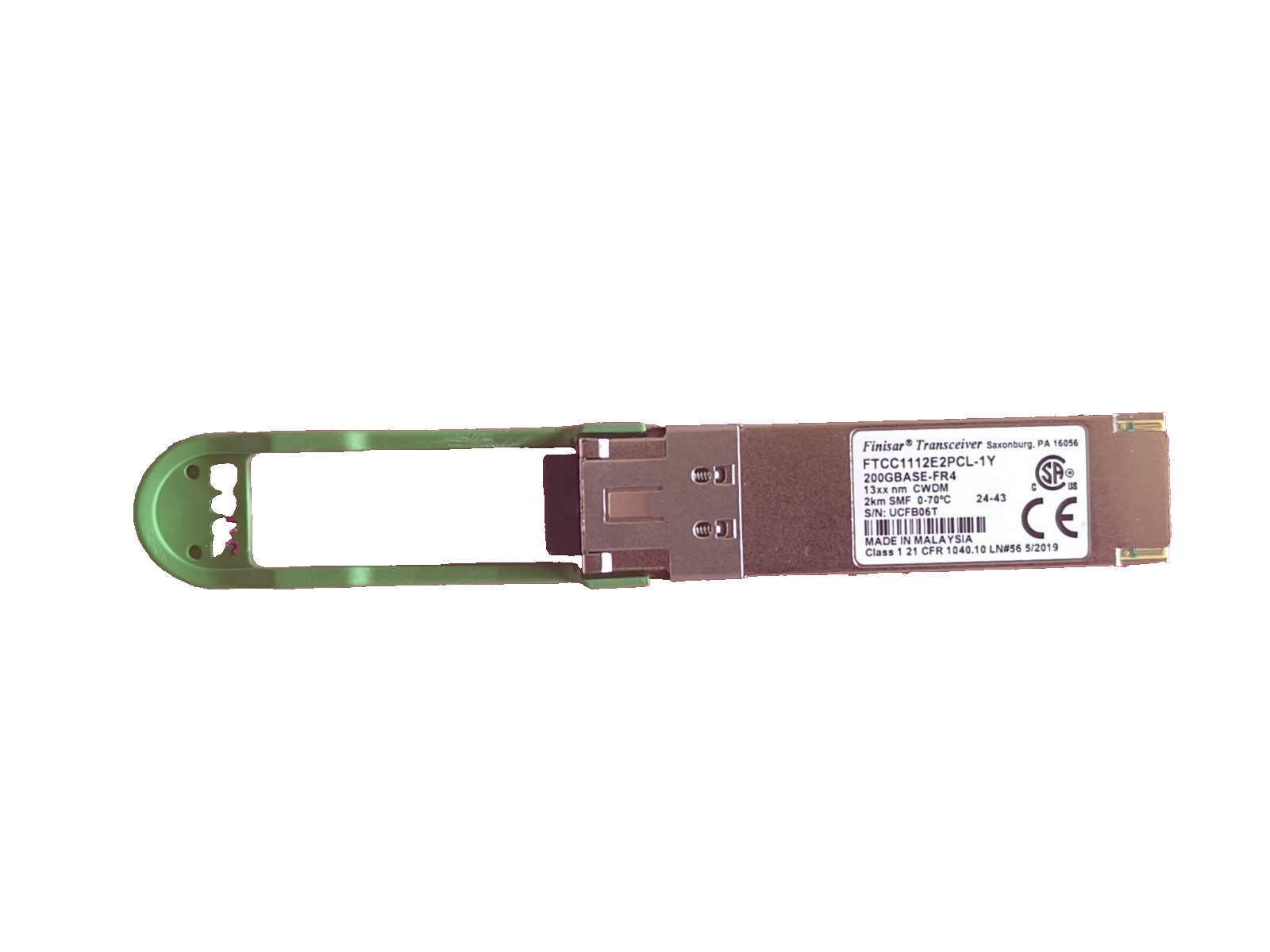 Finisar FTCC1112E2PCL-1Y 200G QSFP56 LR4 SMF LC Optical Transceiver NEW