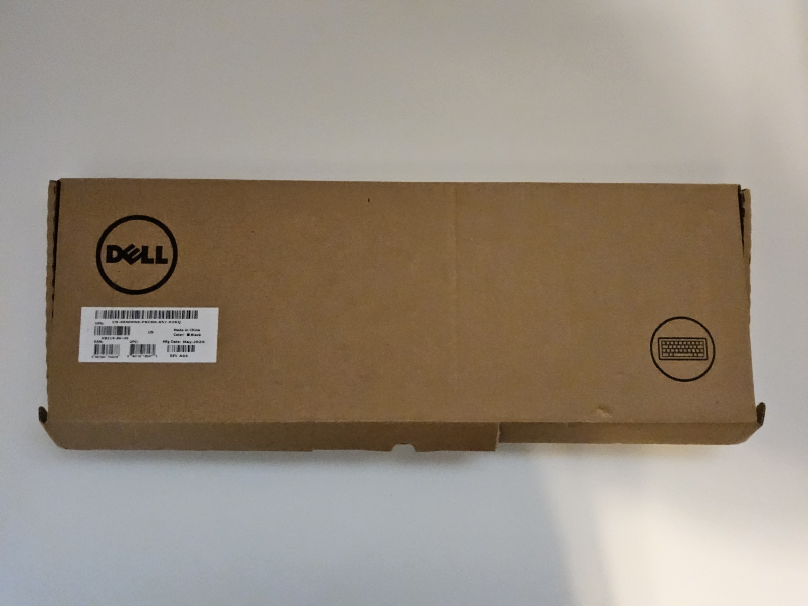 Original Dell KB216-BK USB Wired Replacement Computer Black Slim Keyboard 06WMN0