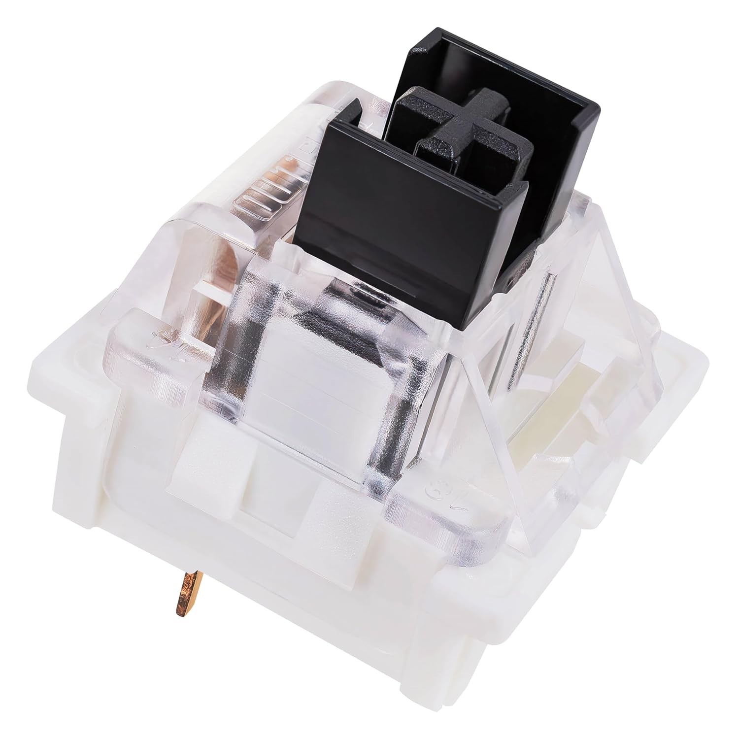 Outemu Black Switches 30-Pack 3-Pin Clicky & Tactile 50gf Dustproof RGB Key Sw..