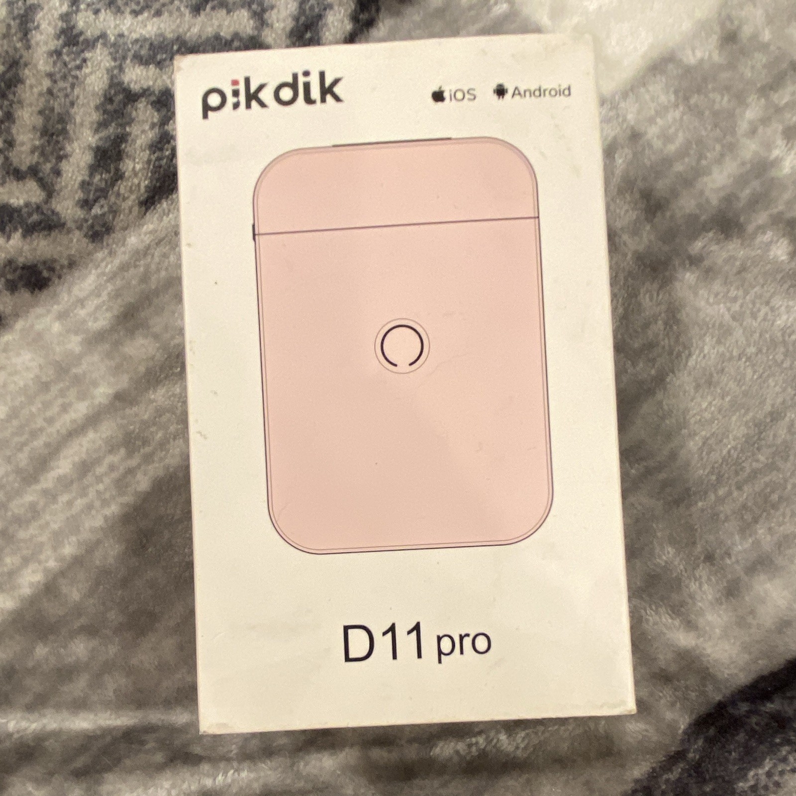 pikdik D11 pro Thermal Bluetooth Portable Mini Printer B&W 203dpi 57x25mm