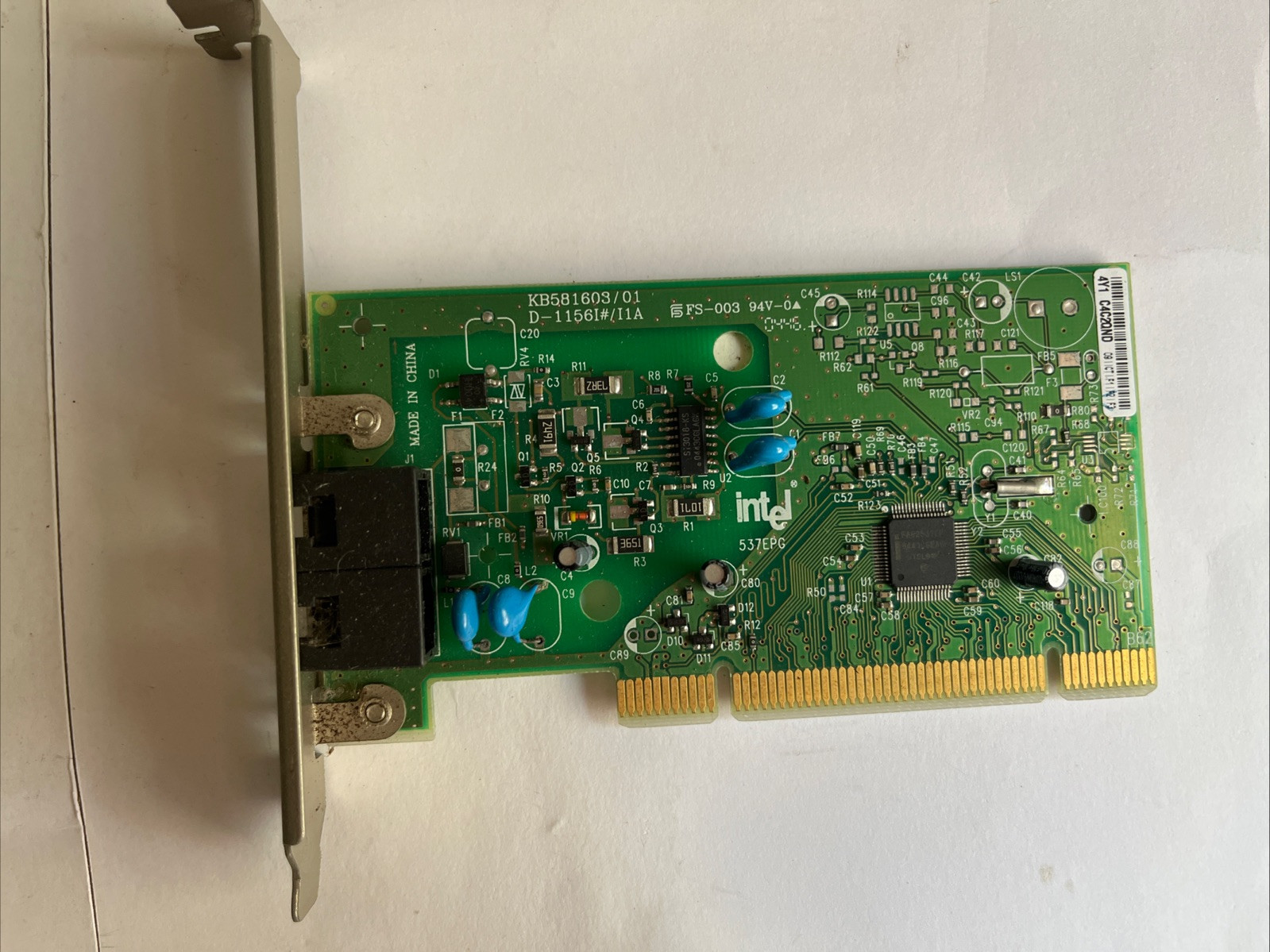 Intel Modem KB581603/01  D-11561#I1A Untested