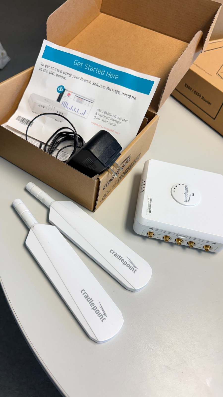 Cradlepoint CBA850 LTE Adapter - White