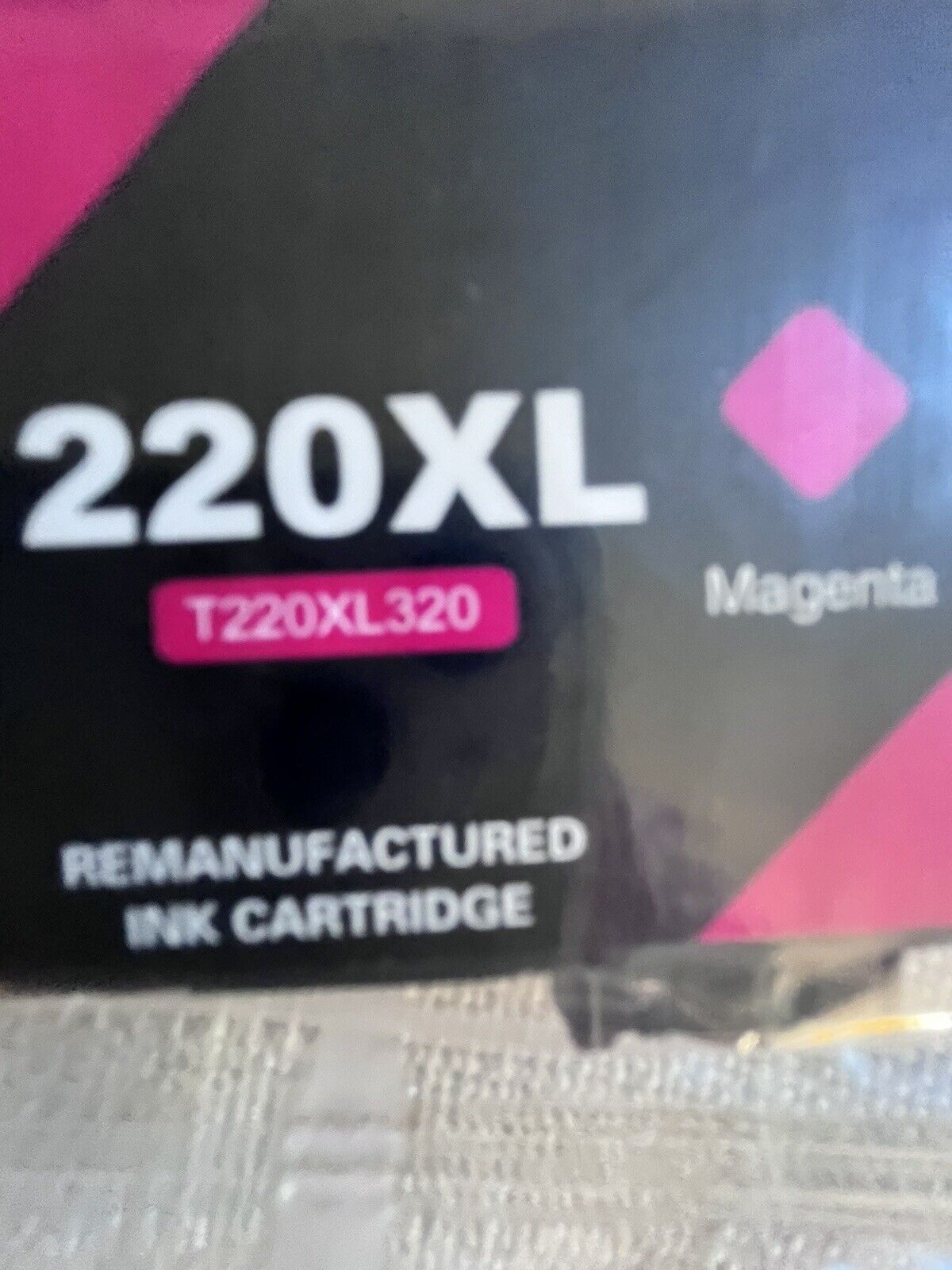 220XL,  Black & Color Ink Cartridges.  Unbranded. 3black,3yellow,1cyan,1 magenta