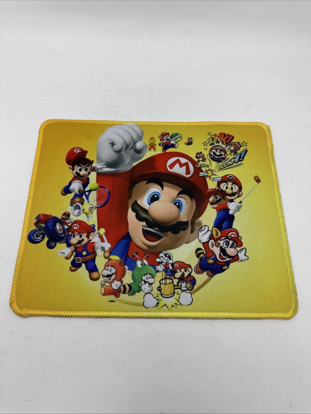 Super Mario Brother's Computer / Laptop Mouse Pad. Mario Golf.
