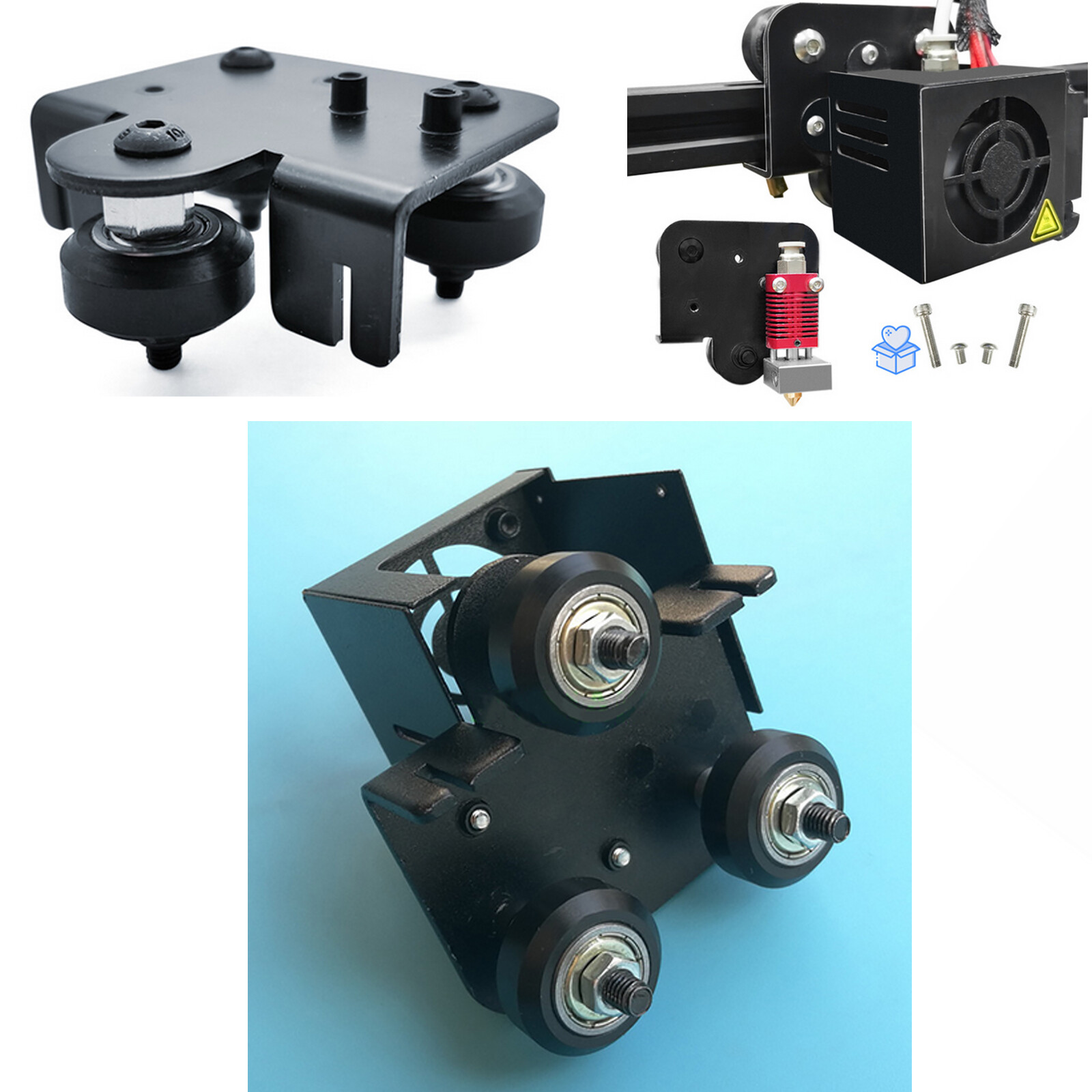 Metal X-axis Carriage Plate Fan Cover Replace for Creality CR-10 CR-10S Ender-3