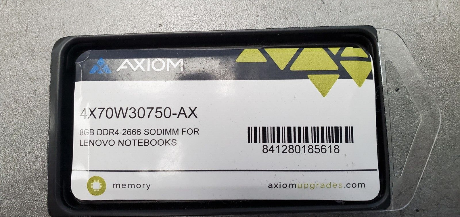 Axiom 8GB DDR4-2666 SODIMM Lenovo Notebooks (4X70W30750-AX) (BRAND NEW/SEALED)
