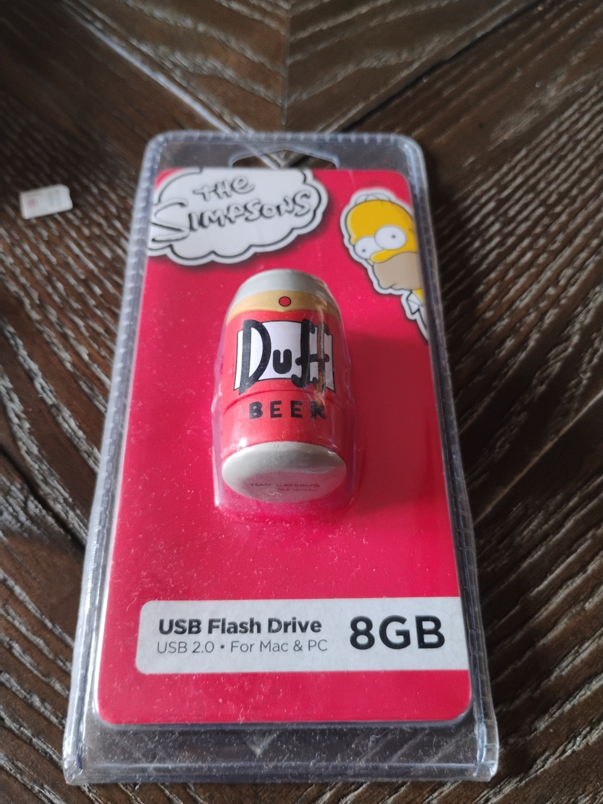  SIMPSONs Duff Beer  8GB USB Flash Drive  New / Unopened * Rare