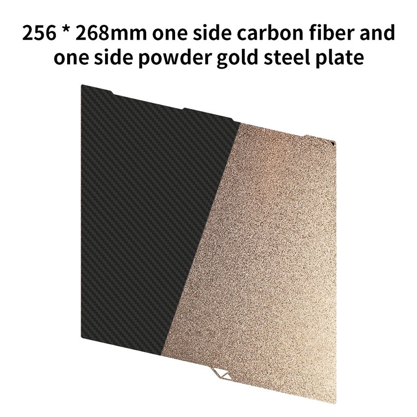 256X268MM PEI Sheet Spring Steel Plate Double Side Textured Bed Board for Kobra3