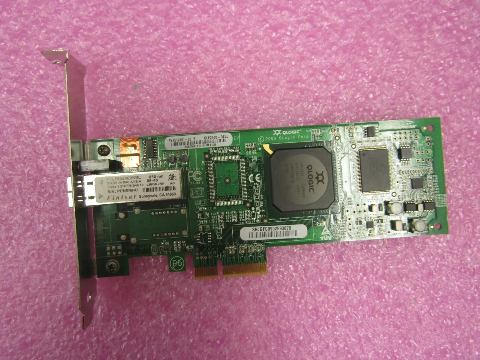 DC774 DELL QLOGIC 4GB SINGLE PORT PCI-E FC HBA