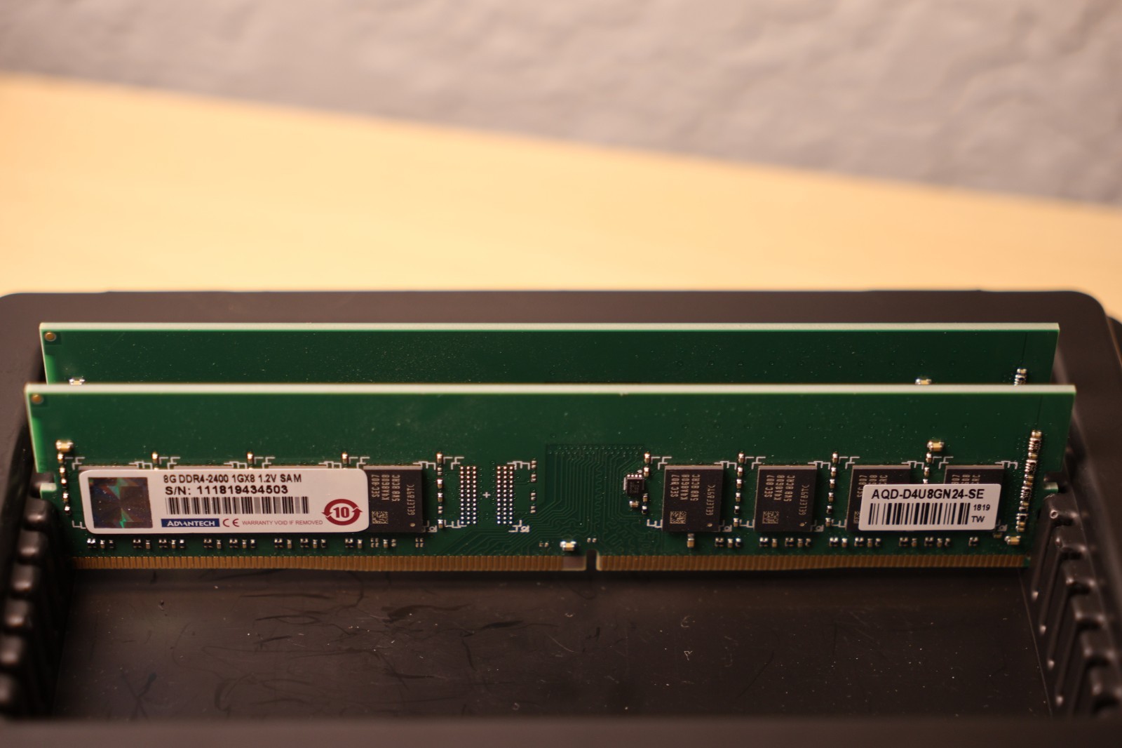 16GB Advantech Micron (2×8GB) DDR4-2400 Desktop RAM AQD-D4U8GR24-SE