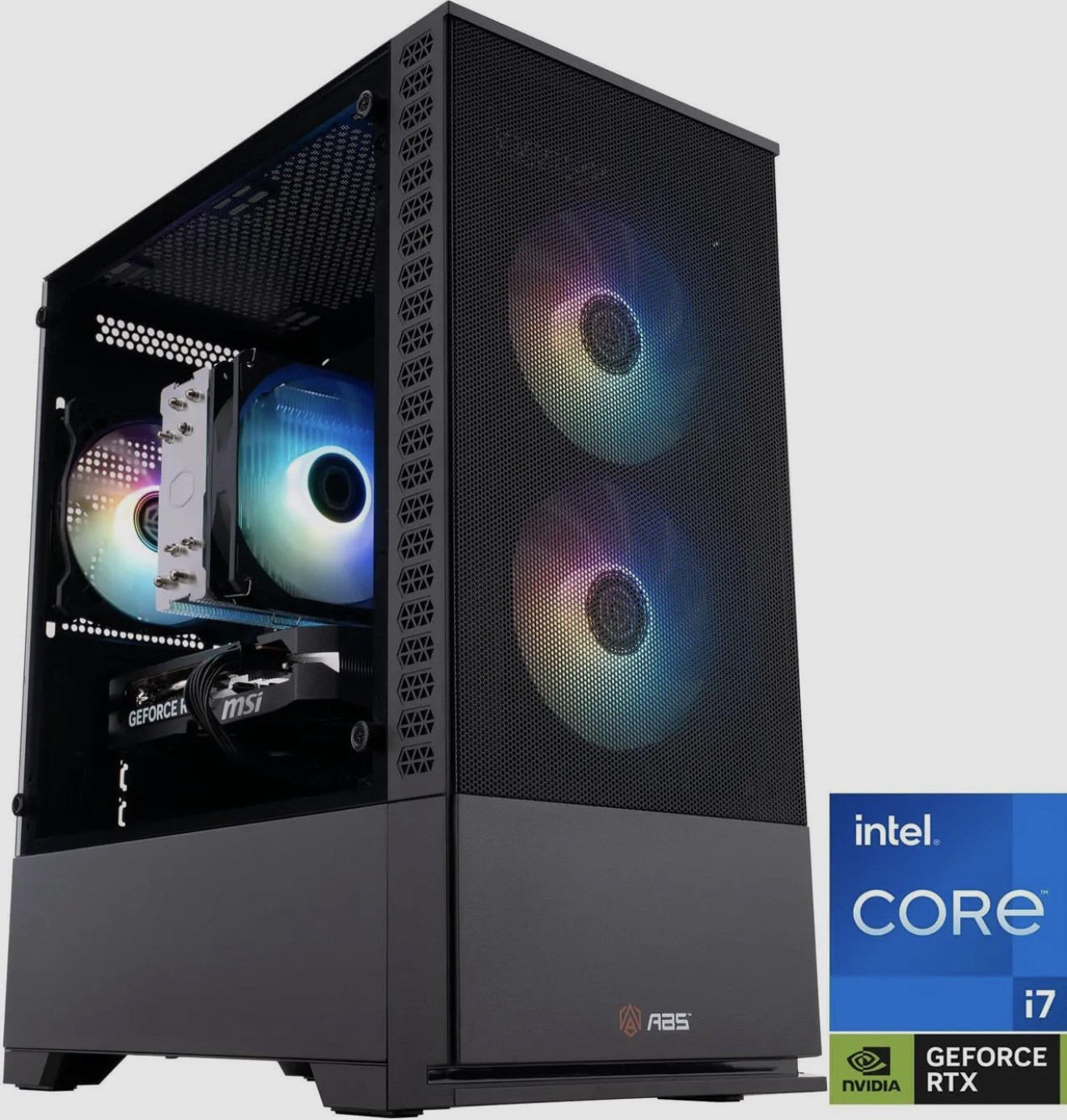 ABS Cyclone Aqua Gaming PC - Windows 11 - Intel Core i7-14700F - RTX 5060