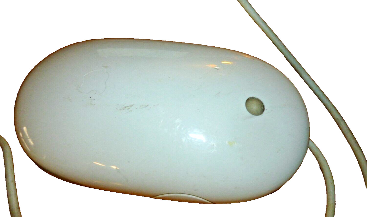 Apple A1152 Mighty Mouse  Sleek Design Multi-Button Scroll Ball