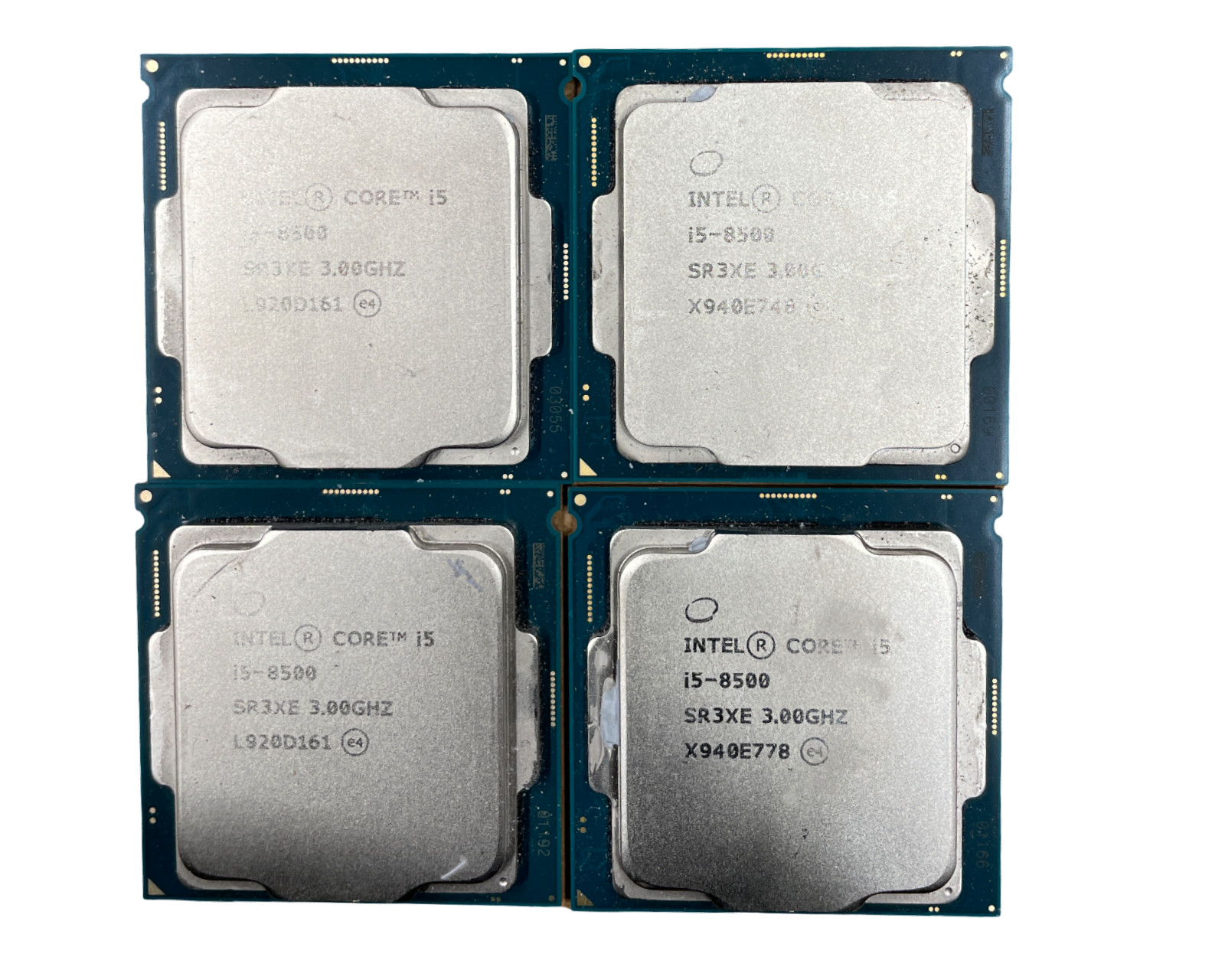 (LOT OF 4) Intel Core i5-8500 SR3XE 3.00GHz CPU Processor #5