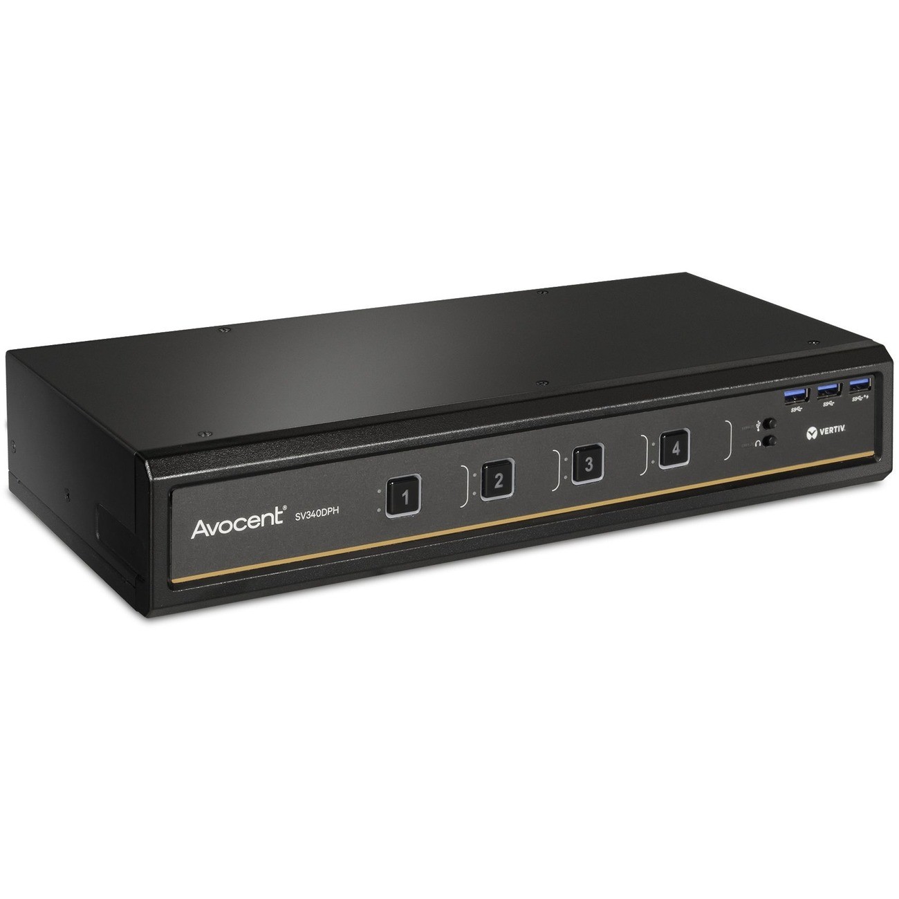 Avocent SV340DPH400 KVM Switch 4 Port Dual Head UHD 4K