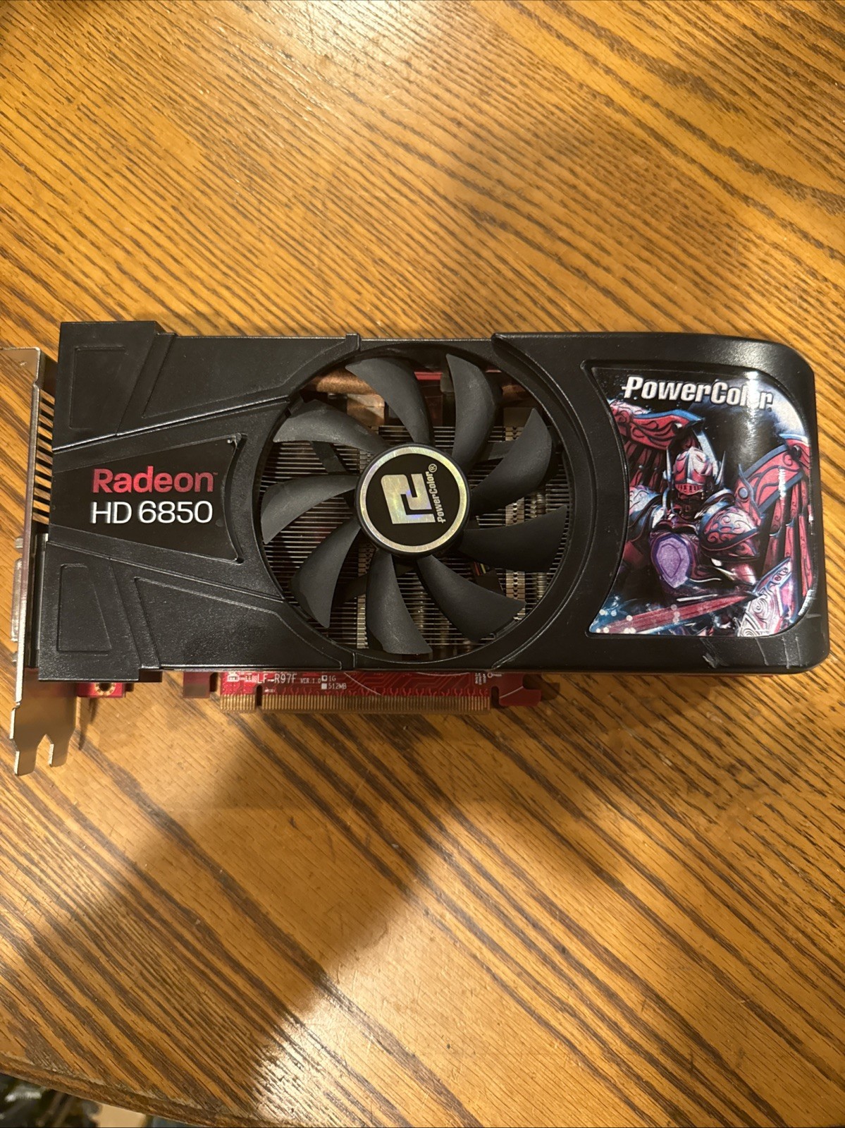 PowerColor Radeon HD 6850 1GB GDDR5 PCIe x16 Graphics Card Tested Works (D9)