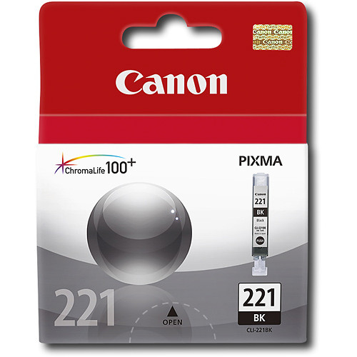 Genuine Canon CLI-221BK 221 OEM Black Ink Cartridge (2946B001)