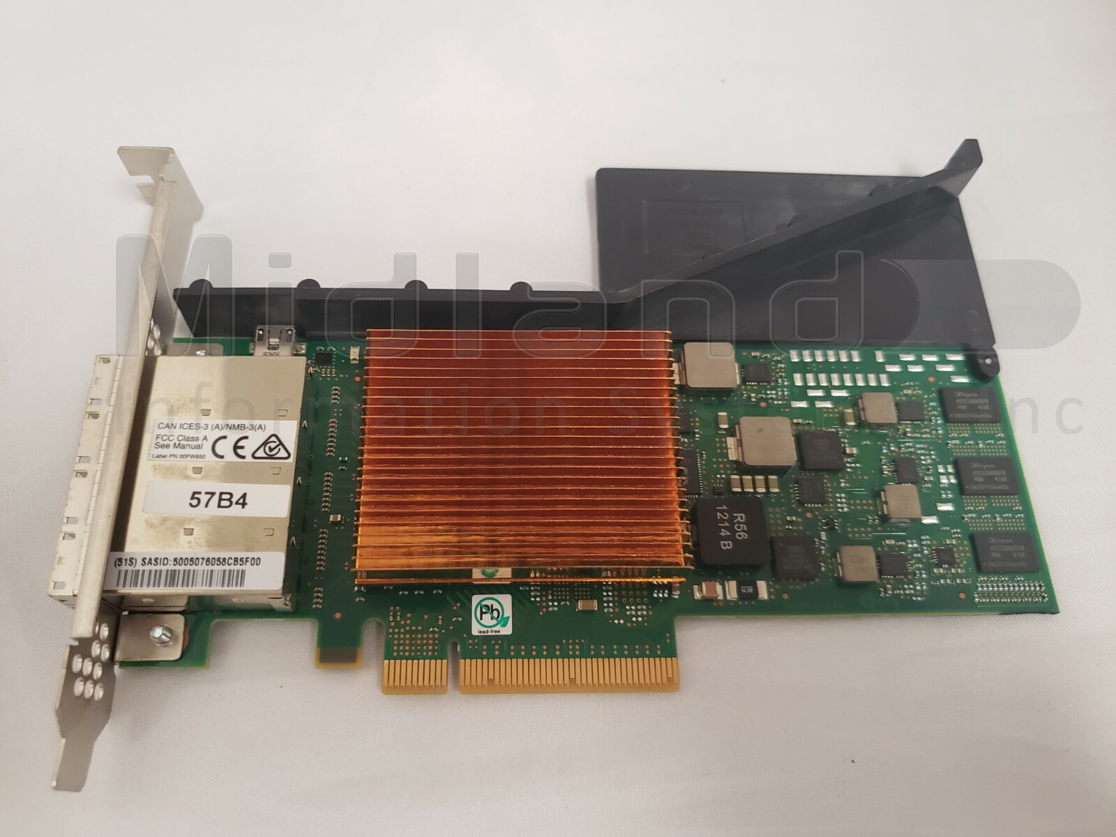 IBM 00MH959 SAS 6Gb 4-Port PCIe3 (x8) RAID Adapter (FH) 57B4 for IBM i, IBM p
