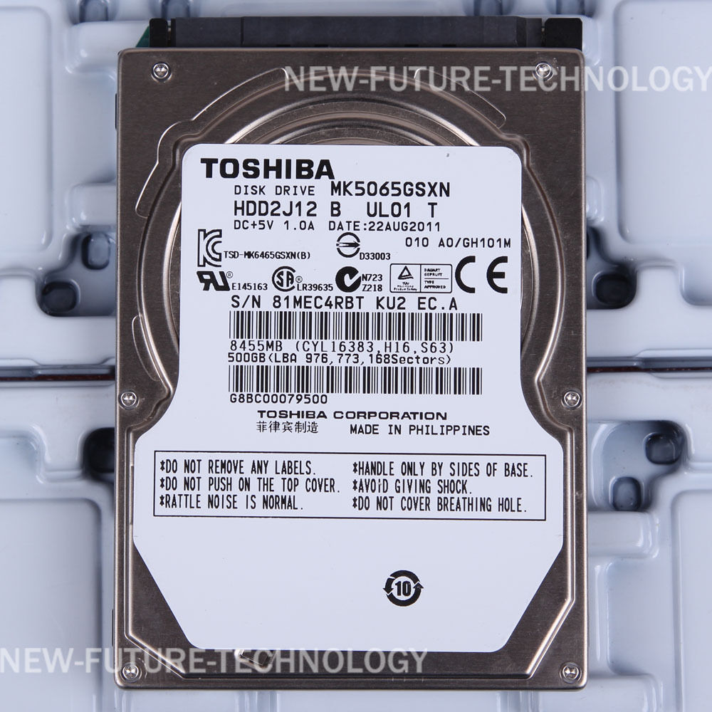 TOSHIBA (MK5065GSXN) 500 GB HDD 2.5