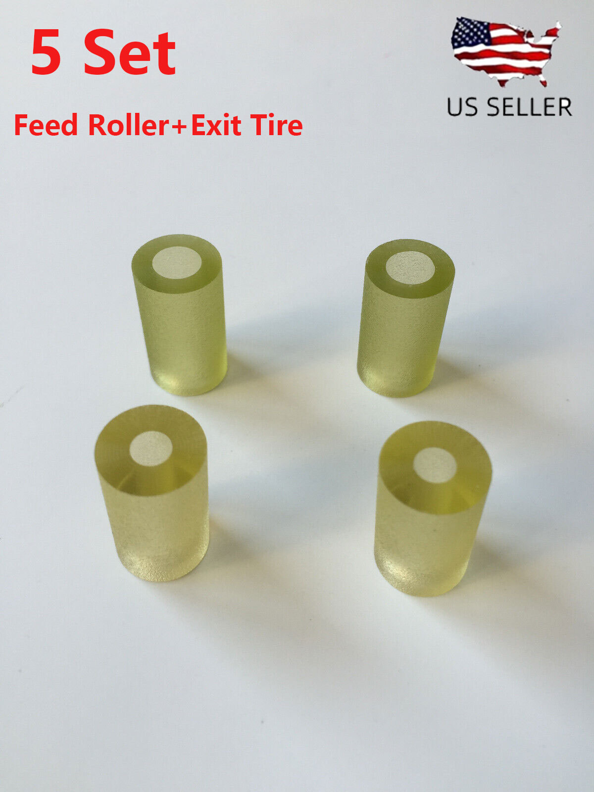 5SET PA03540-Y075 FEED ROLLER RUBBER TIRE FUJITSU FI-6130 FI-6230 FI-6140 G078