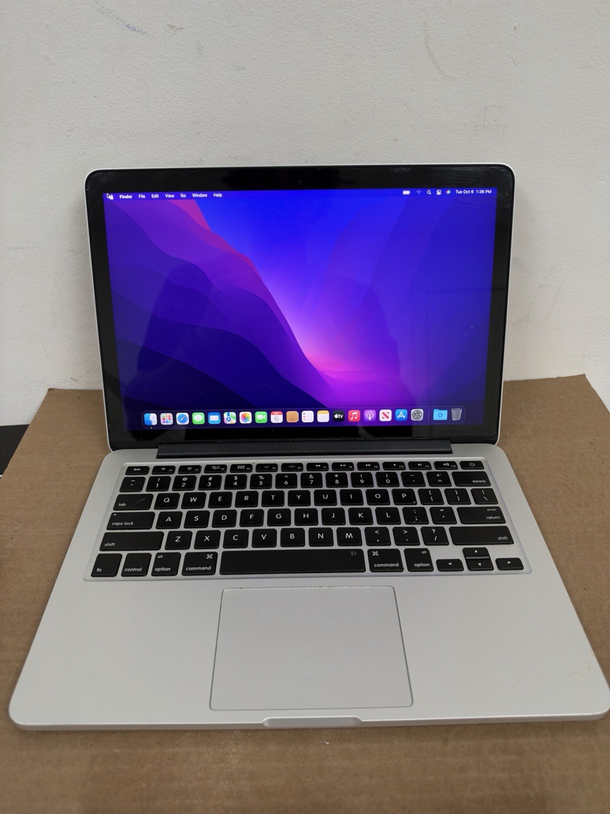 MacBook Pro Retina 13 Silver Early 2015 2.9 GHz i5 8GB 512GB SSD Normal Battery