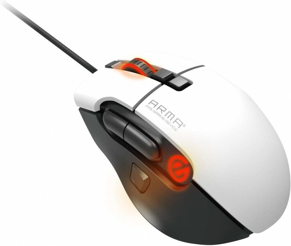 ELECOM Gaming Mouse M Size 8 Button ARMA Black / White M-ARMA50 With Tracking