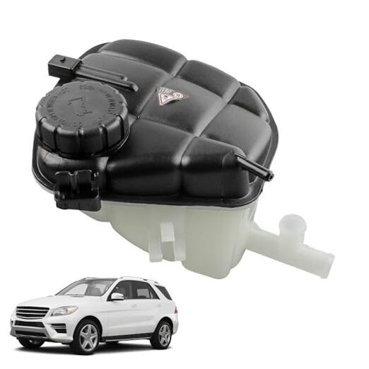 Engine Radiator Coolant Overflow Reservoir Tank With Sensor & Cap Compatible 