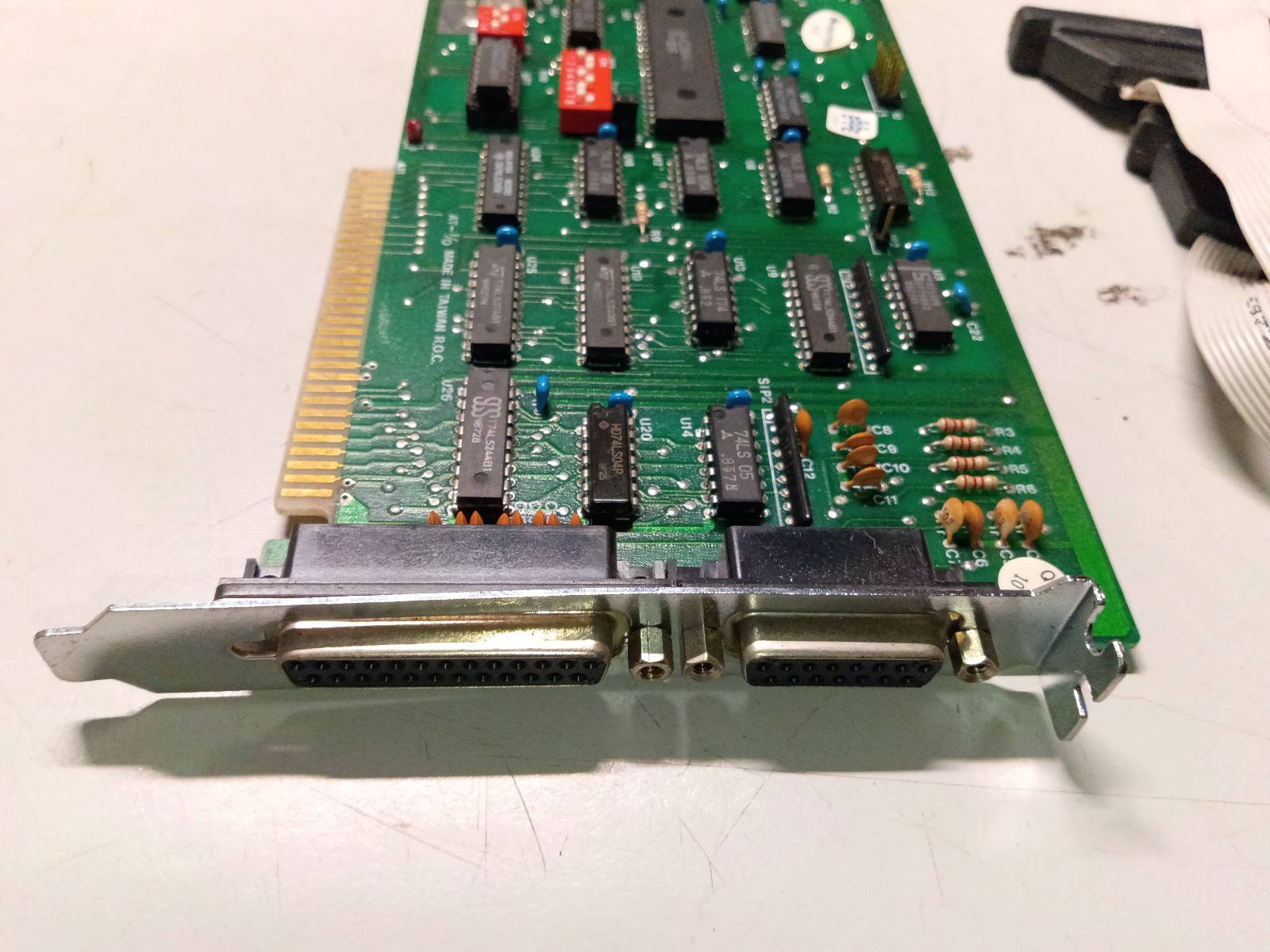 Magitronic AT-I/O 8-Bit ISA Parallel Serial Game Port Card XT AT PC Vintage PC