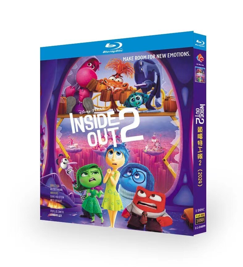 Inside Out 2:2024 1-Disc All Region Free New Box Set Sealed