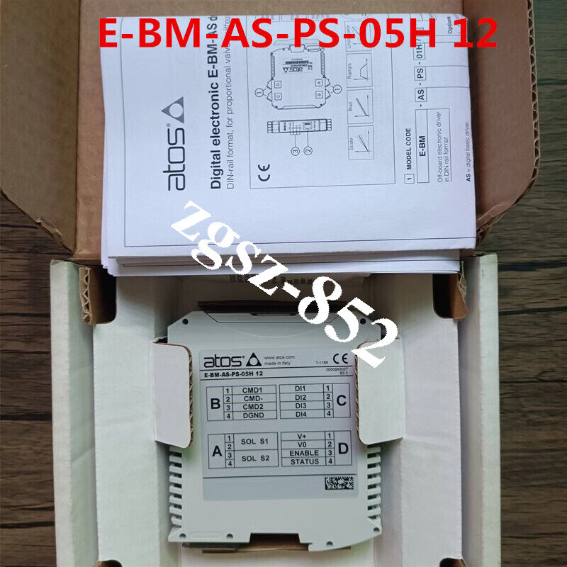 1pcs New ATOS Electronic European amplifier E-BM-AS-PS-05H 12 FedEx DHL