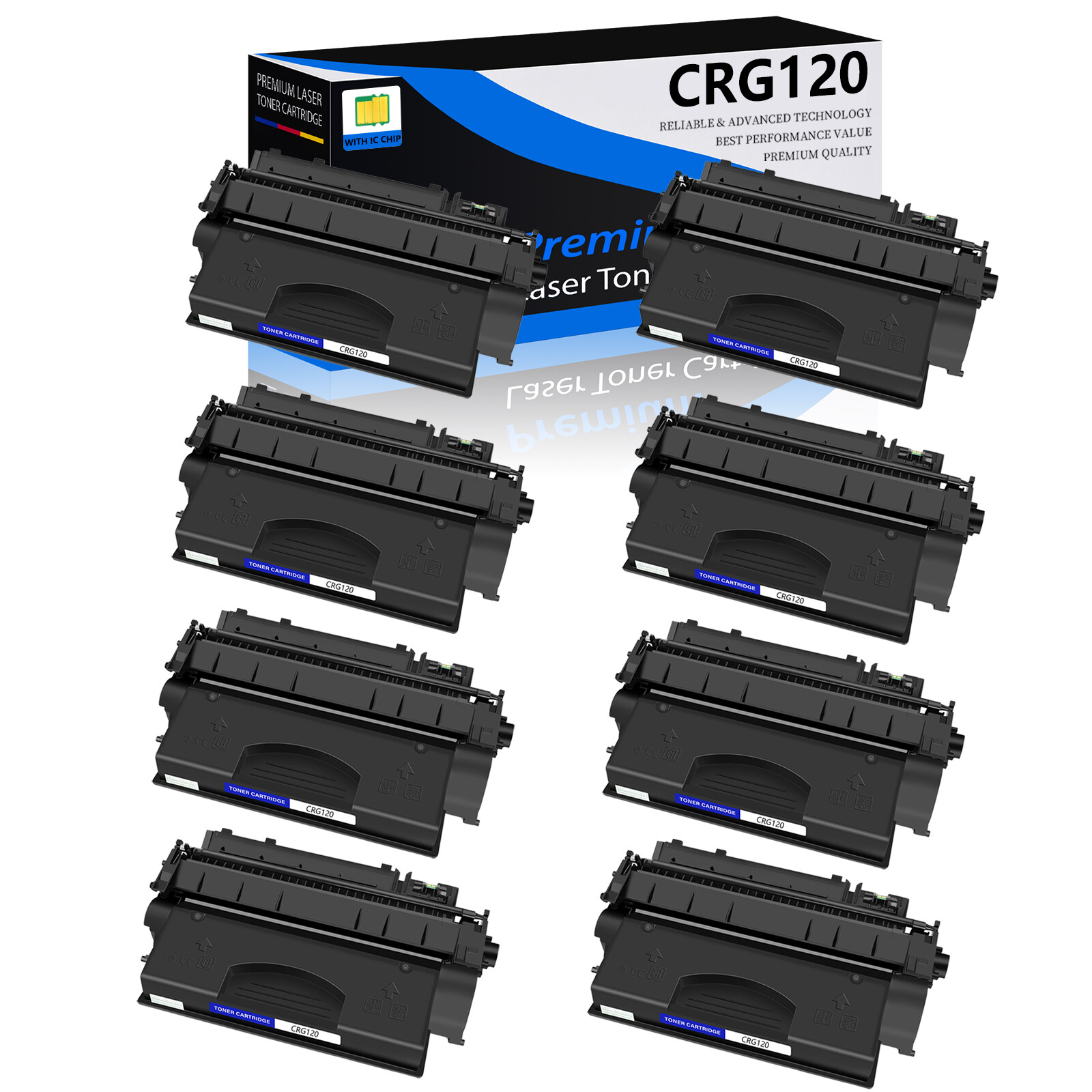 8PK CRG-120 C120 Toner for Canon 120 ImageClass D1100 D1150 D1180 D1120 D1320