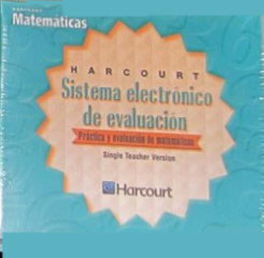 Harcourt Matematicas Sistema Electronico De Evaluacion Grado 2 PC MAC CD Spanish
