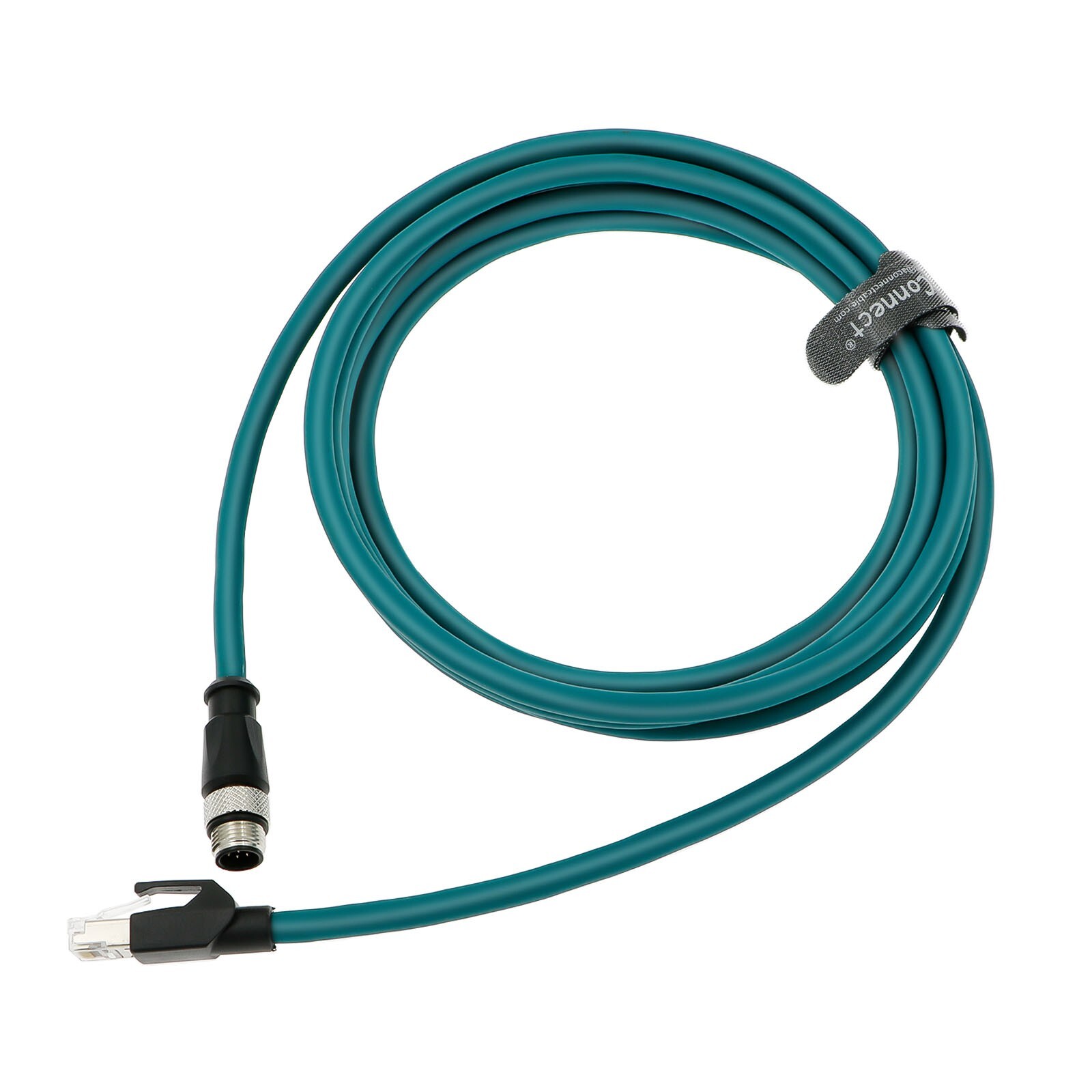 M12 8 Pin A Code Male to RJ45 High Flexible Shielded Industrial Cable for Cognex