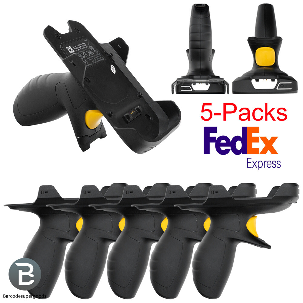 5-Packs Snap On Trigger Pistol Grip Handle For Zebra  TC20 TC25