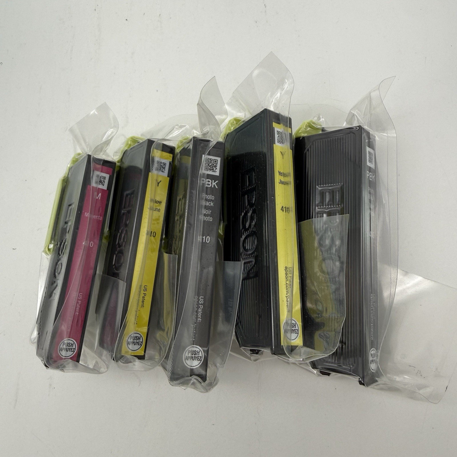 NEW Epson 410 2 PBK BLACK 2 Yellow 1 Magenta T410020-S T410020-CP (Exp 09/22)