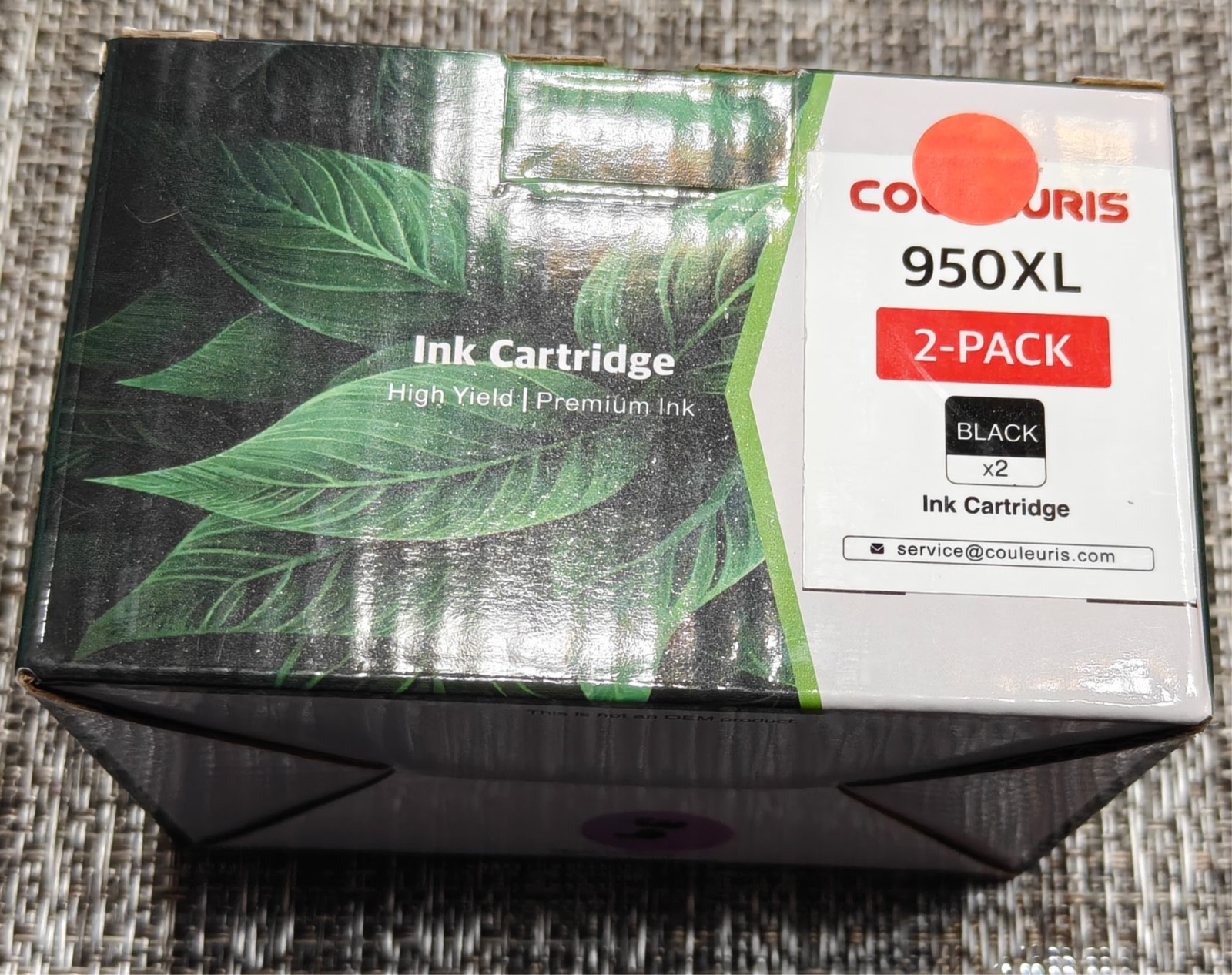 New Couleuris 950XL Black Ink Cartridge 2-Pack Compatible HP 950XL Exp 11/2027