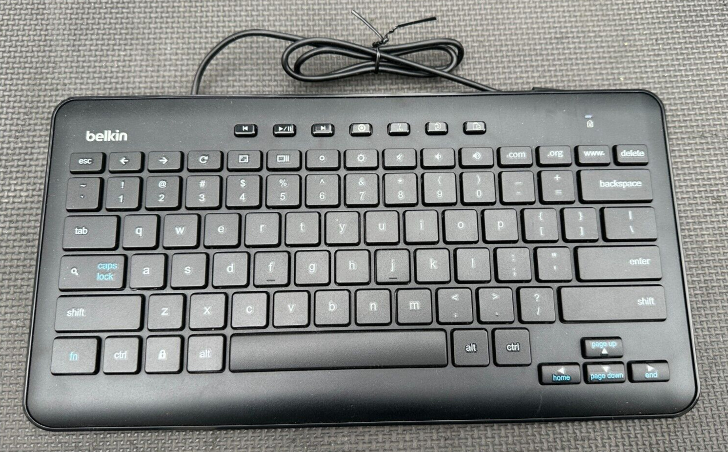 Belkin USB-C Wired Qwerty Keyboard Model B2B190 For Chrome OS