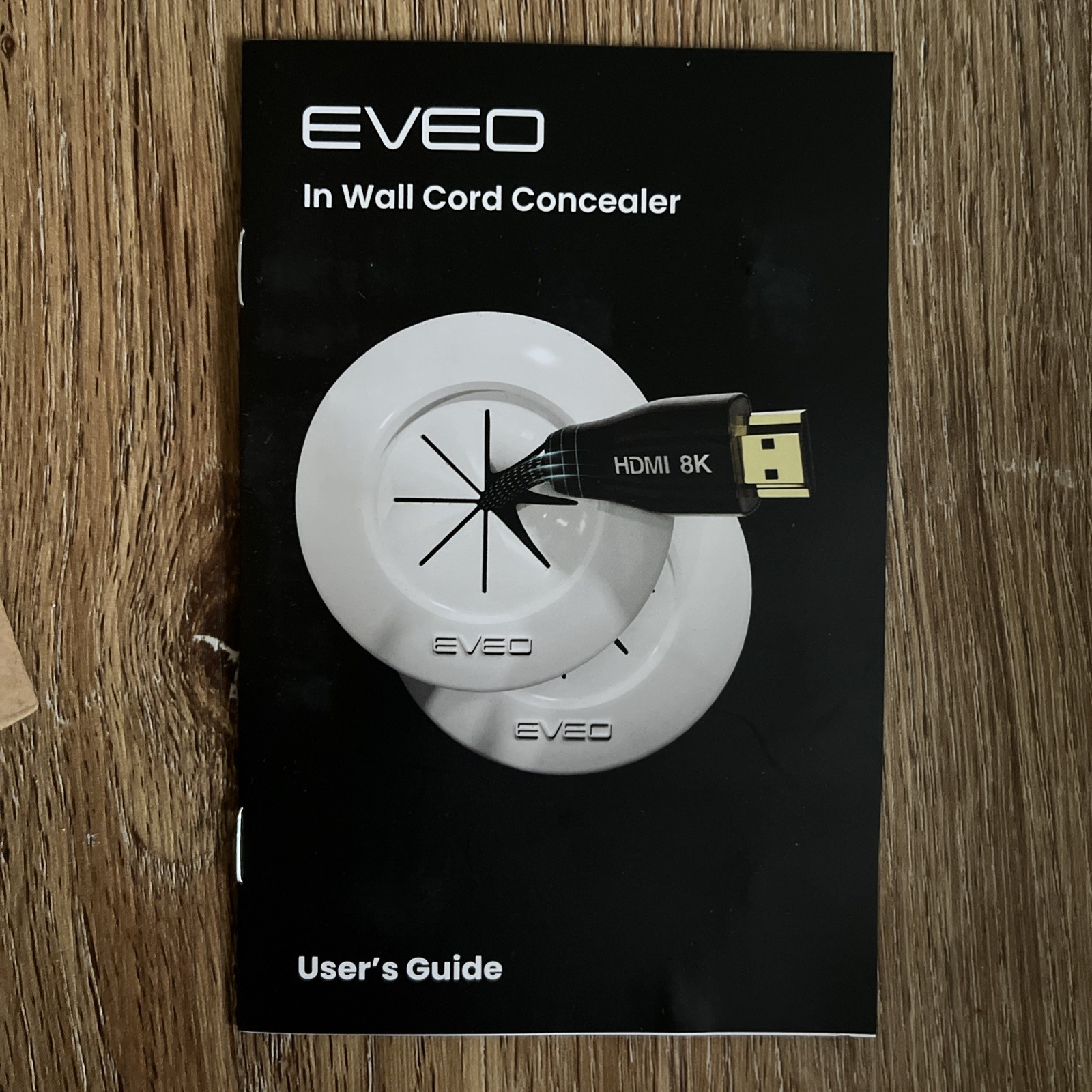 Eveo In Wall Cord Concealer Set New hides cords white 