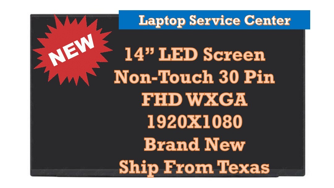 Dell Latitude 0KW8T4 14" LED LCD Screen 1920x1080 FHD Display New