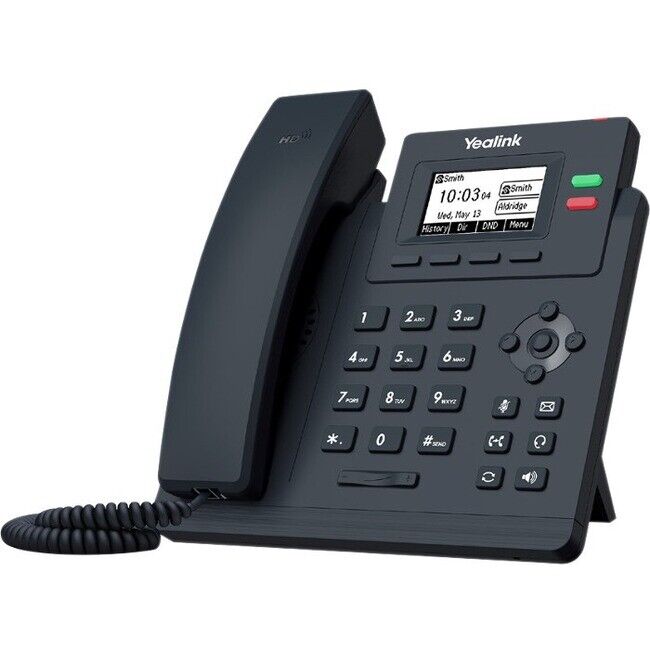 Yealink SIP-T31P IP Phone Corded/Cordless Corded Wall Mountable Gray SIPT31P