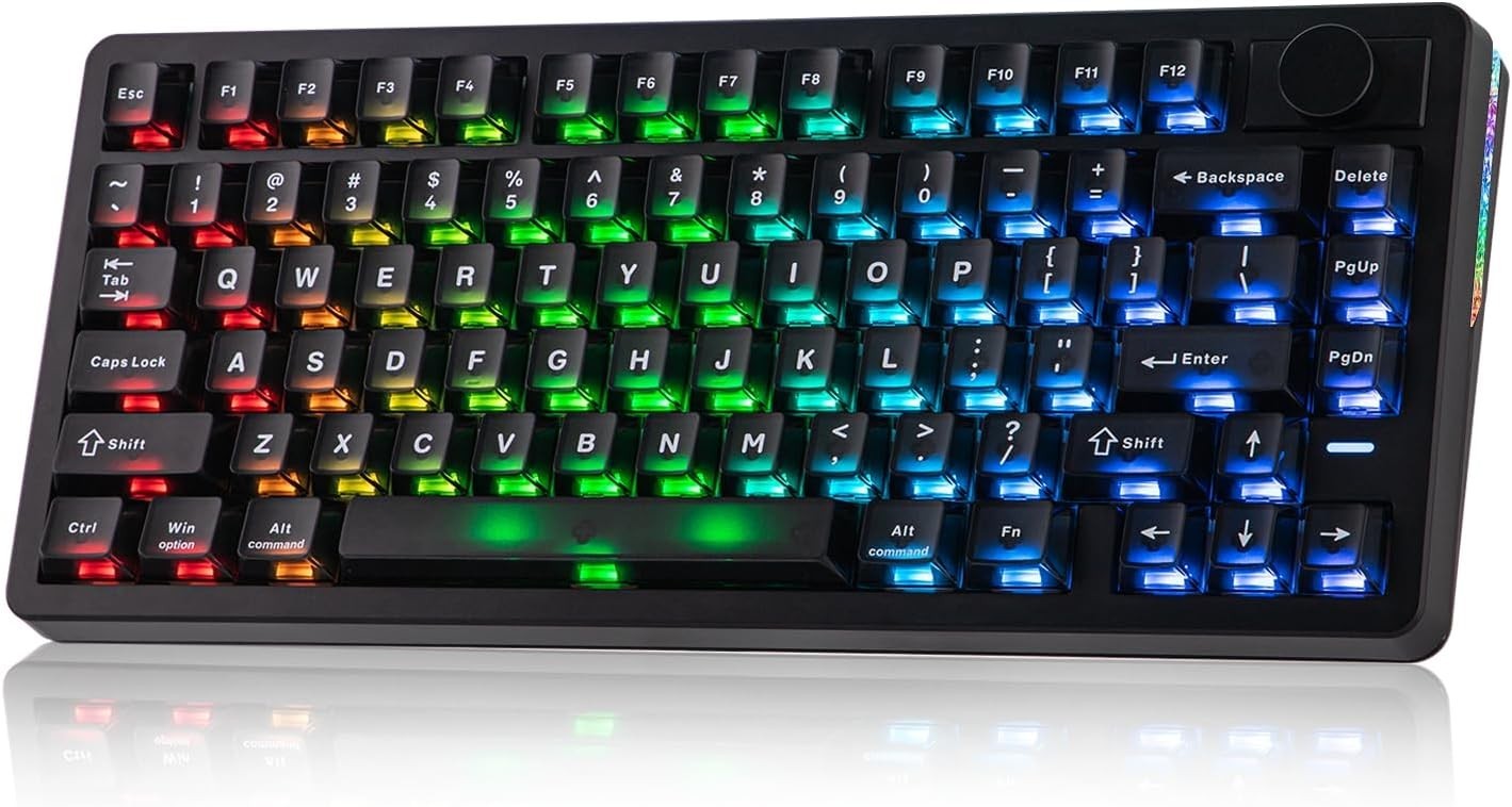 EPOMAKER HE75 V2 Hall Effect Gaming Keyboard, 8K Polling & 0.1ms, 8000mAh & 2.4G