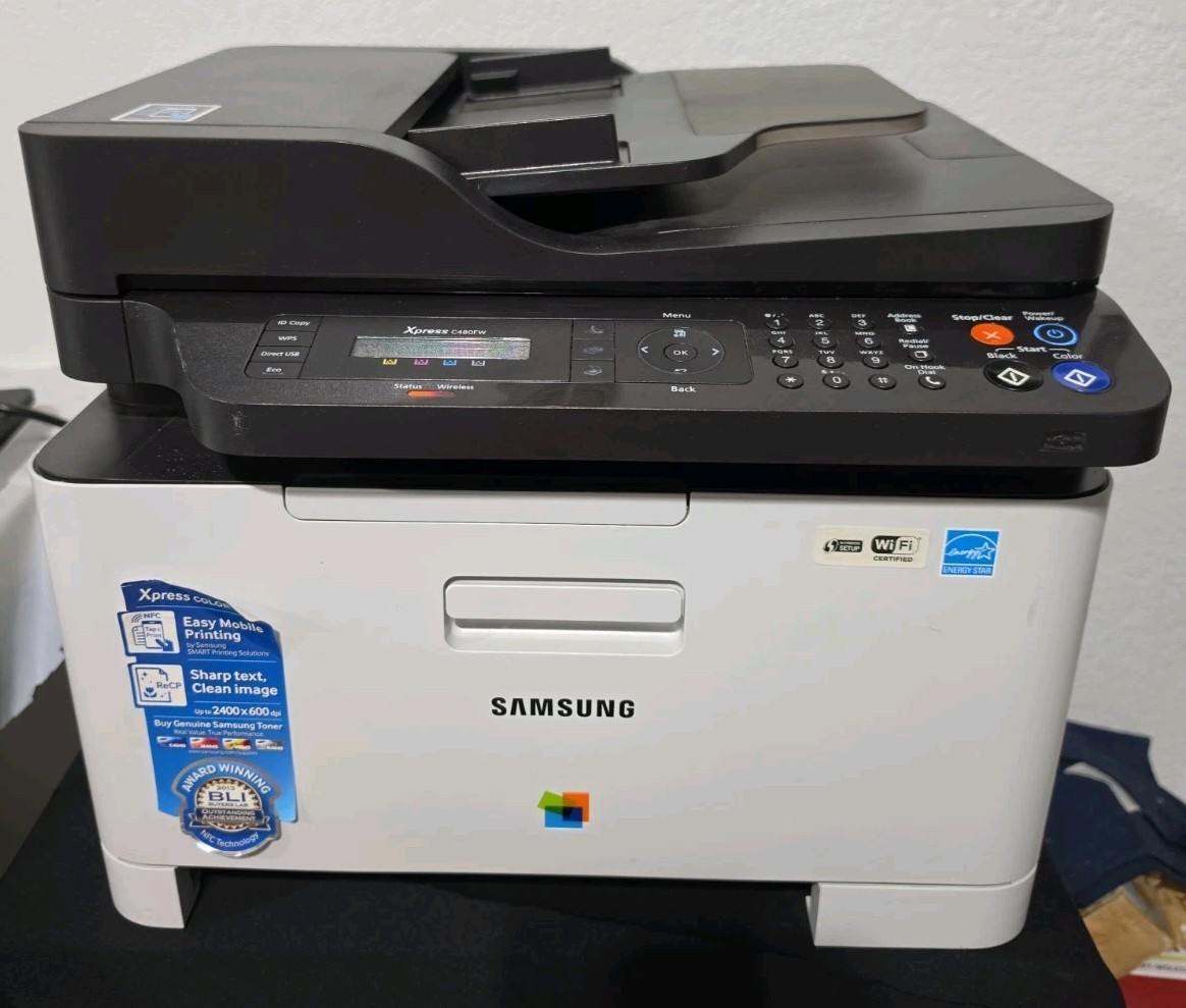 Samsung Xpress C480FW Color Laser All-in-One Missing Paper Tray S6