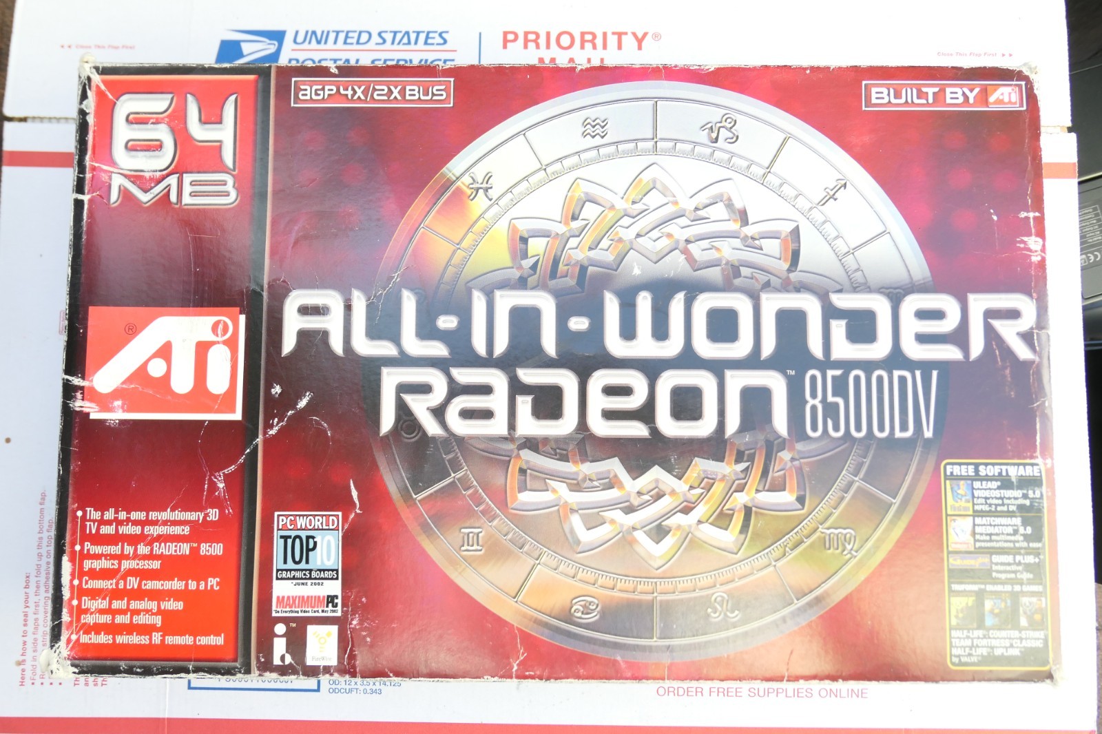 ATI All-In-Wonder Radeon 8500DV 64MB AGP - Rare